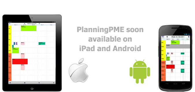 PlanningPME Mobile soon available on iPad and Android.