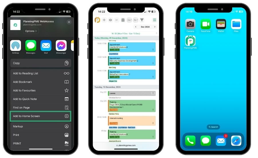 iPhoneとAndroidのホーム画面にWebサイトを追加する方法