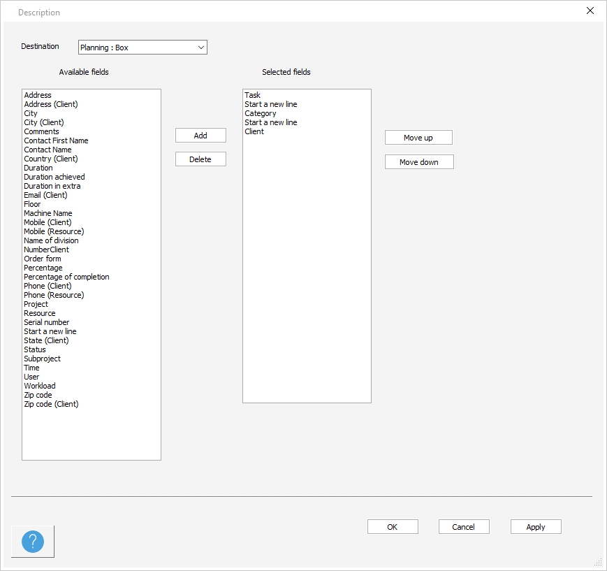 How to set up colors and style for your schedule?