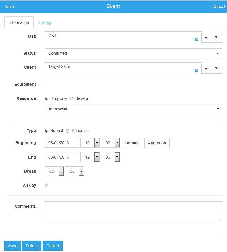 create schedule online