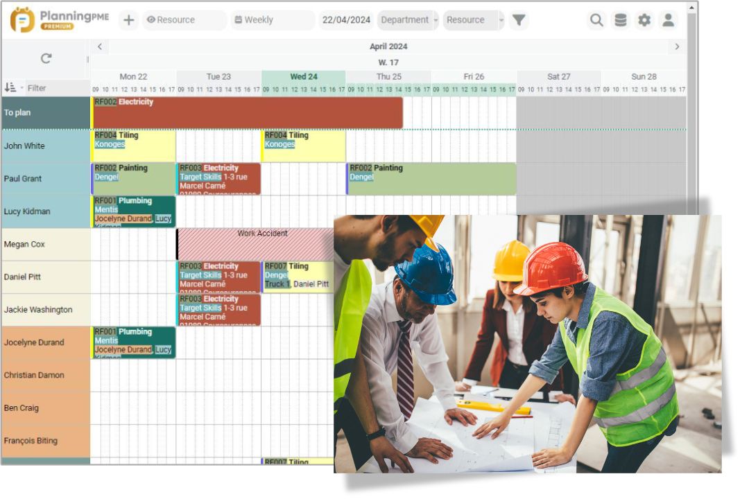 Construction schedule template