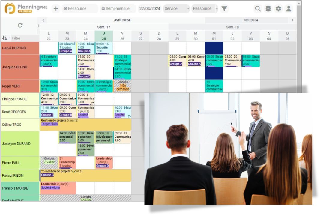 Training schedule template