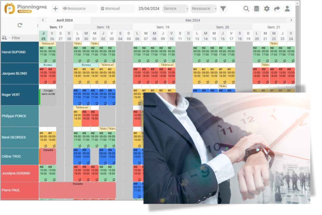 Shift schedule template