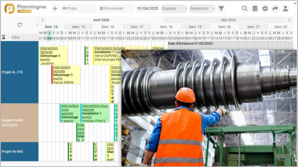 Industrial maintenance schedule template