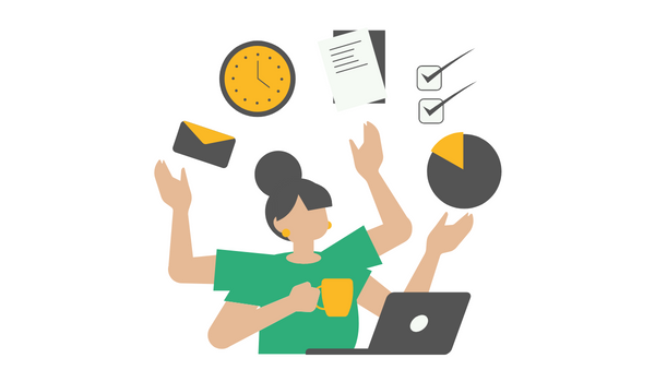 multi-tasking woman multi-tasking woman