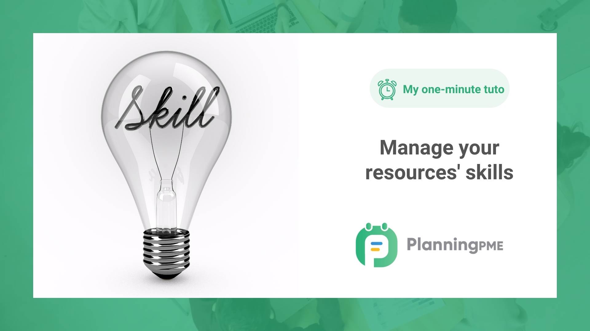 >How to manage the skills of your resources